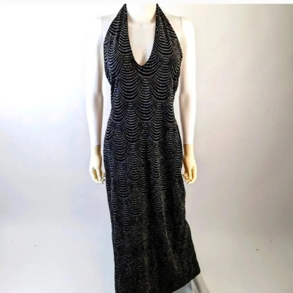 Vintage Jessica McClintock for Gunne  Sax Beaded Maxi Dress - 11 - Picture 1 of 11